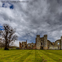 Buy canvas prints of Cowdray Ruins by Stuart C Clarke