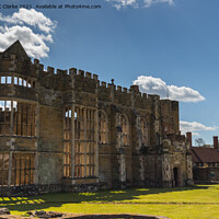 Buy canvas prints of Cowdray Ruins  by Stuart C Clarke