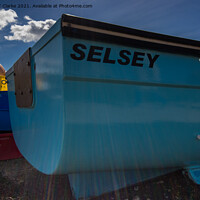 Buy canvas prints of Selsey fishing boat by Stuart C Clarke