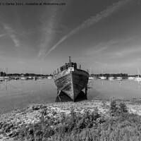 Buy canvas prints of The Old Boat by Stuart C Clarke