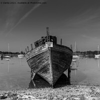 Buy canvas prints of The Old Boat by Stuart C Clarke