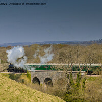 Buy canvas prints of Steam train by Stuart C Clarke