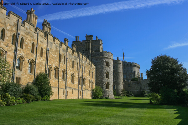 Windsor Castle Picture Board by Stuart C Clarke