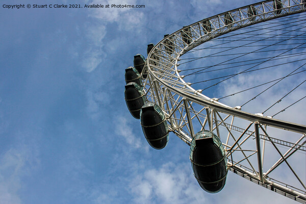 London Eye Picture Board by Stuart C Clarke