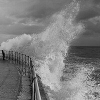 Buy canvas prints of Stormy seas by Stuart C Clarke