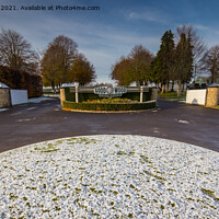 Buy canvas prints of Winter snow at Goodwood by Stuart C Clarke