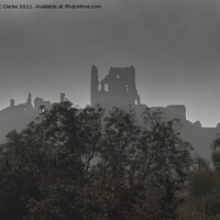 Buy canvas prints of Corfe Castle by Stuart C Clarke