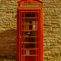 Buy canvas prints of Telephone box by Stuart C Clarke