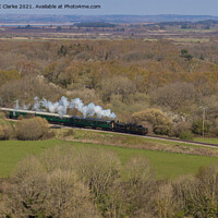 Buy canvas prints of Swanage steam train by Stuart C Clarke