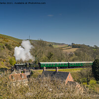 Buy canvas prints of Swanage steam train by Stuart C Clarke