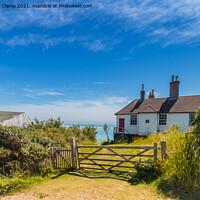 Buy canvas prints of Coastguard Cottages by Stuart C Clarke