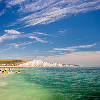Buy canvas prints of Seven Sisters Country Park by Stuart C Clarke