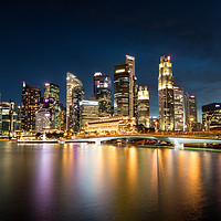 Buy canvas prints of Downtown Singapore by Stuart C Clarke