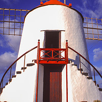 Buy canvas prints of Windmill César Manrique by Stuart C Clarke