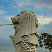 Buy canvas prints of Merlion, Singapore by Stuart C Clarke