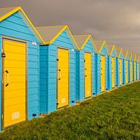 Buy canvas prints of Bognor Beach Huts by Stuart C Clarke