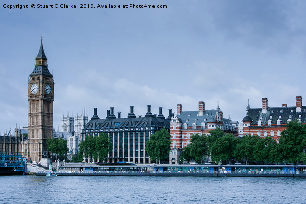 Big Ben and Portcullis House Picture Board by Stuart C Clarke