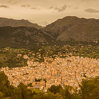 Buy canvas prints of Pollensa old town by Stuart C Clarke