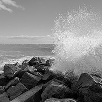 Buy canvas prints of Splashing up by Stuart C Clarke