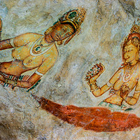 Buy canvas prints of Sigiriya damsels by Stuart C Clarke