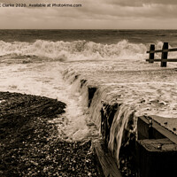 Buy canvas prints of Boat Ramp storm by Stuart C Clarke