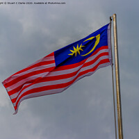 Buy canvas prints of Malaysian flag by Stuart C Clarke