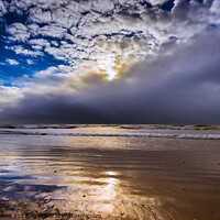 Buy canvas prints of Breaking through the stormclouds by Stuart C Clarke