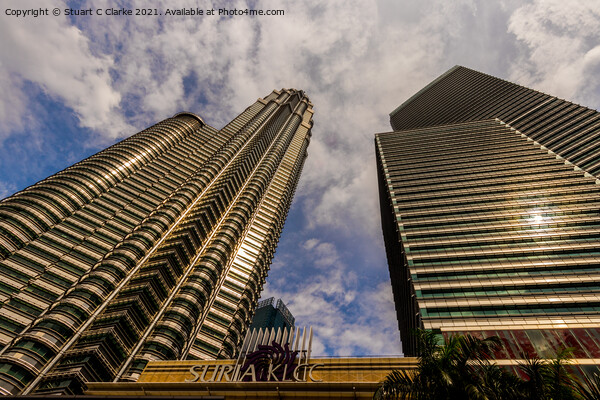 Petronas Towers Picture Board by Stuart C Clarke