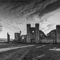Buy canvas prints of Cowdray House ruins by Stuart C Clarke