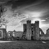 Buy canvas prints of Cowdray House ruins by Stuart C Clarke