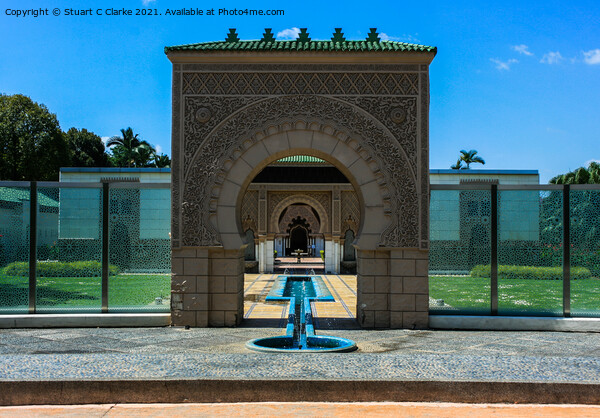 Moroccan Pavilion Picture Board by Stuart C Clarke