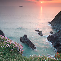 Buy canvas prints of Sunset over Butter Hole by Kate Whiston