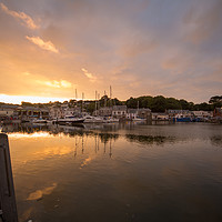 Buy canvas prints of High Tide Sunset  by Kate Whiston