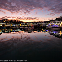 Buy canvas prints of Christmas in Padstow by Kate Whiston