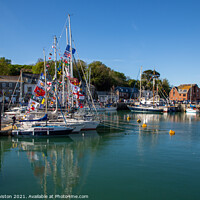 Buy canvas prints of Boats ready for Padstow MayDay by Kate Whiston