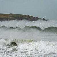 Buy canvas prints of Stormy waves by Kate Whiston