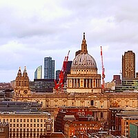 Buy canvas prints of St Paul's Cathedral  by Rachael Smith