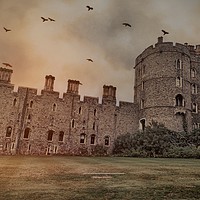 Buy canvas prints of Windsor Castle  by Rachael Smith