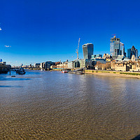 Buy canvas prints of View from Tower Bridge by Ross Malin