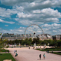 Buy canvas prints of Tuileries Garden Jardin des Tuileries by NKH10 Photography