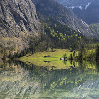 Buy canvas prints of Lake Obersee by John Stuij