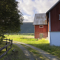 Buy canvas prints of Falured shed in Norway by John Stuij