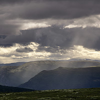 Buy canvas prints of View over Dovre mountains by John Stuij