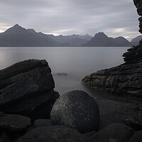 Buy canvas prints of Elgol & The Blackened Cuillin.. by Robert McCristall