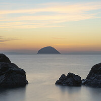 Buy canvas prints of Ailsa Craig Sunset by Robert McCristall