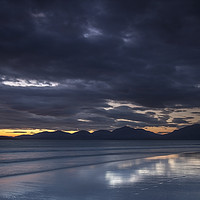 Buy canvas prints of Luskentyre at the end of sunset by Robert McCristall