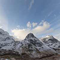 Buy canvas prints of Gear Aonach of the Three sisters by Robert McCristall