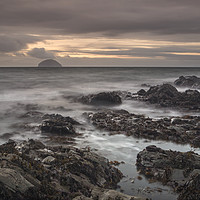 Buy canvas prints of Ailsa Craig Sunset by Robert McCristall