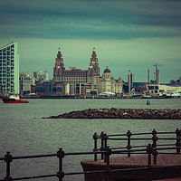 Buy canvas prints of Liverpool Waterfront by Simon Martinez