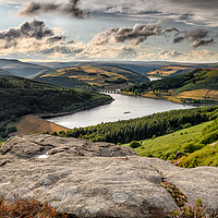 Buy canvas prints of Ladybower Sunset by Alan Deeley